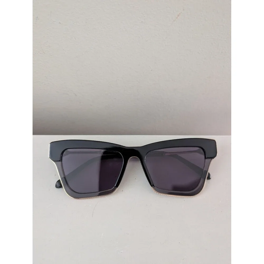 Karen Walker Dark Matter Black Sunglasses